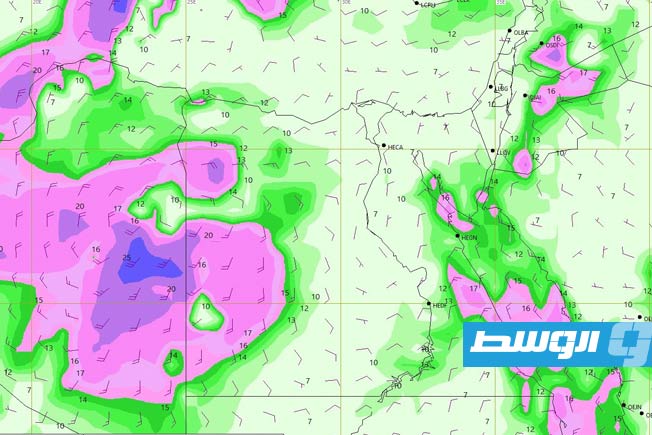 «الأرصاد» المصرية تحذر من منخفض خماسيني مثير للأتربة من الصحراء الغربية وحتى القاهرة ومدن القناة