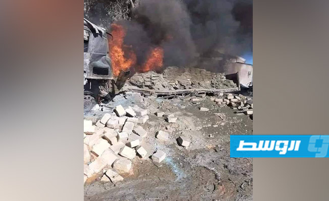 «الإسعاف» يوقف جهود البحث عن ضحايا قصف مصنع البسكويت