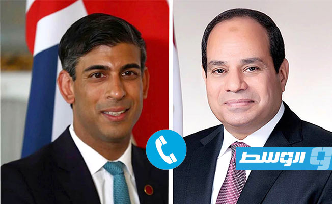 سوناك يناقش الوضع في غزة مع السيسي