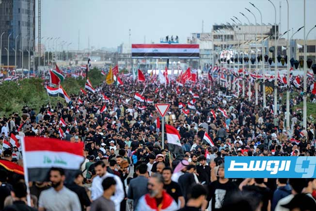 تظاهرات واسعة في العراق ضد الاحتلال الإسرائيلي والولايات المتحدة.. ومطالبات بإنهاء الحرب على إيران