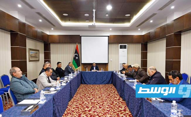 وفد من أعيان الزاوية يدعم خطوات مجلس الدولة للسير نحو الانتخابات