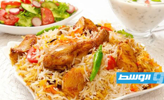 البرياني الهندي بالدجاج