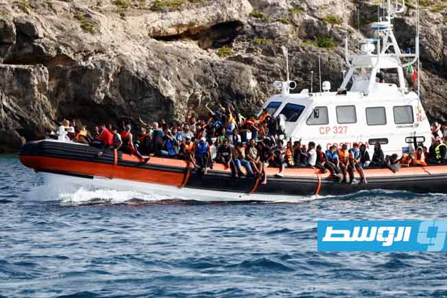 إنقاذ 59 مهاجرًا ووفاة 3 آخرين بينهم طفلان خلال عبور «المتوسط» من ليبيا إلى إيطاليا