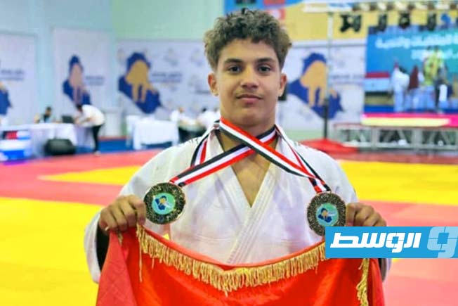 إلياس زقطة يتوج بذهبية البطولة العربية للجودو