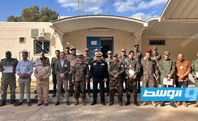 تدريب 21 عسكريًا من قوة مكافحة الإرهاب في مجال القانون الدولي الإنساني
