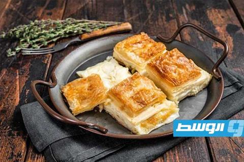 برك بالجبن والسمسم