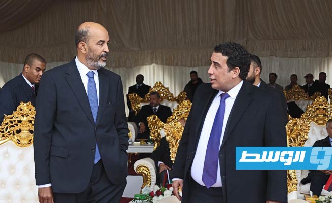 المنفي والكوني يشهدان تخريج الدفعة 34 من منتسبي جهاز المخابرات العامة