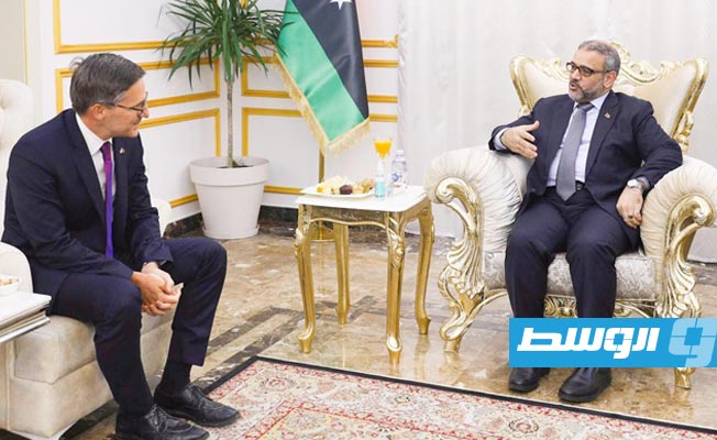 خلال لقائه المشري.. شوليت يدعو إلى وضع «اللمسات الأخيرة» على تشريعات الانتخابات
