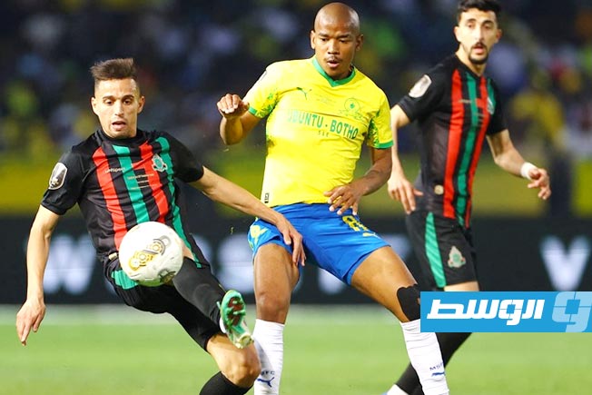 فوز صعب لصن داونز على الجيش الملكي في ذهاب نهائي دوري أبطال أفريقيا