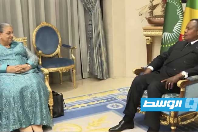 تيتيه تبحث مع رئيس الكونغو سبل إنجاح مصالحة تحفظ حقوق الضحايا في ليبيا