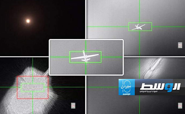 الحوثيون يوثقون لحظة إسقاط مسيَّرة أميركية فوق محافظة البيضاء جنوب اليمن