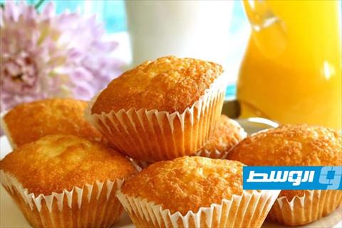 كب كيك بالبرتقال لأطفالك في المدرسة