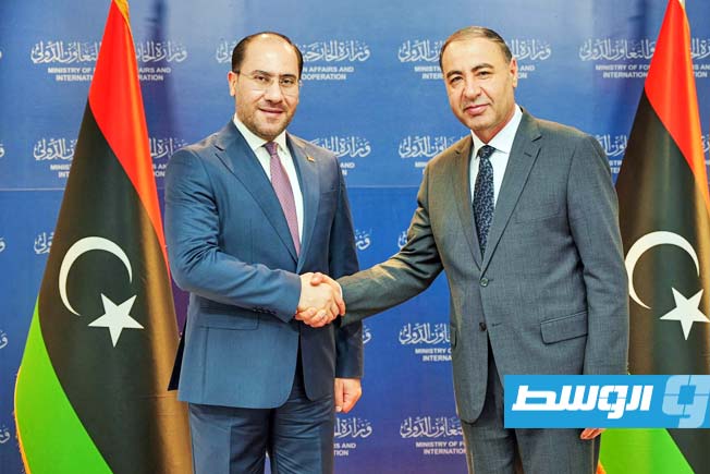 تطوير التعاون بين ليبيا والعراق.. على مائدة الباعور والصحاف