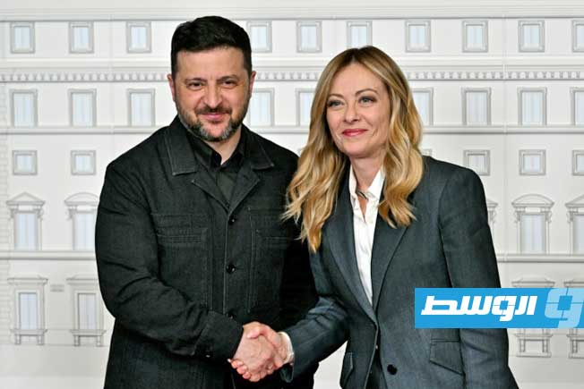 زيلينسكي وميلوني يعلنان تعزيز تعاون أوكرانيا وإيطاليا في إنتاج المسيّرات