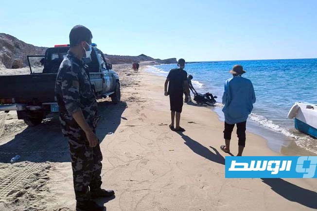 العثور على ثلاث جثث لمهاجرين أفارقة قبالة ساحل قرية زريق في مصراتة