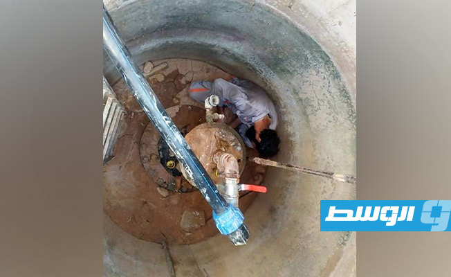 النهر الصناعي: إزالة الوصلات غير الشرعية من سوق الخميس إلى باطن الجبل