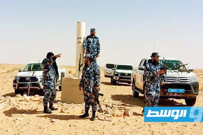 تسيير دوريات أمنية بقاطع نالوت الحدودي مع تونس