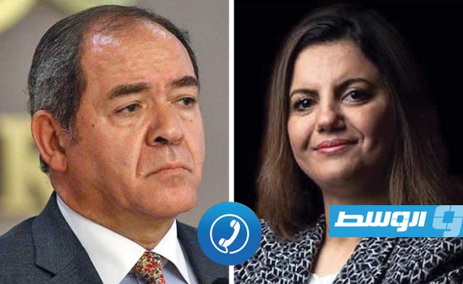 بوقادوم يبحث مع المنقوش سبل دعم الجزائر مسار المصالحة في ليبيا