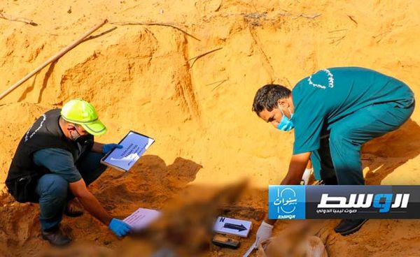 استخراج 13 جثمانًا جديدًا من مقبرة بئر الأسطى ميلاد في تاجوراء