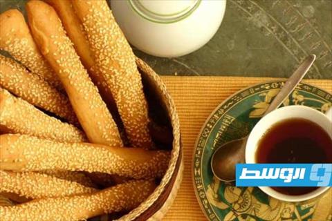 بقسماط البطاطا والسمسم