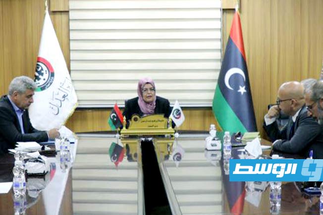 وزيرة العدل تطلع البعثة الأممية على آلية عمل لجنة الأحزاب
