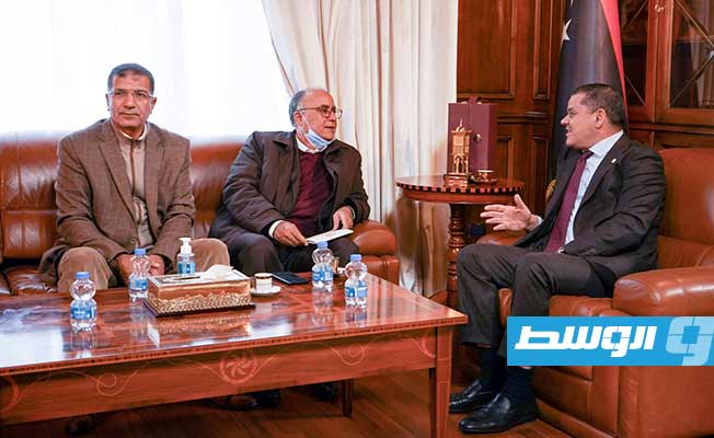 الدبيبة يلتقي عضوي مجلس النواب عن طبرق