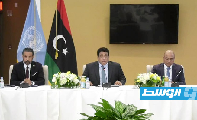 بالصور: المنفي يترأس اجتماع دول جوار ليبيا في نيويورك