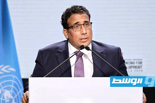 المنفي يدعو من إشبيلية إلى دعم دولي لإعادة بناء ليبيا