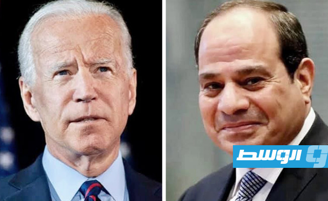بايدن والسيسي يتباحثان حول مستجدات القضية الفلسطينية وتطورات سد النهضة في اتصال هاتفي