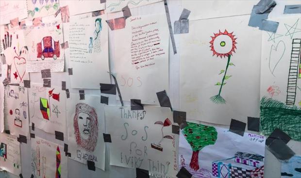 خريطة ليبيا رسمت بالأحمر على متن «أوشن فايكنيغ»
