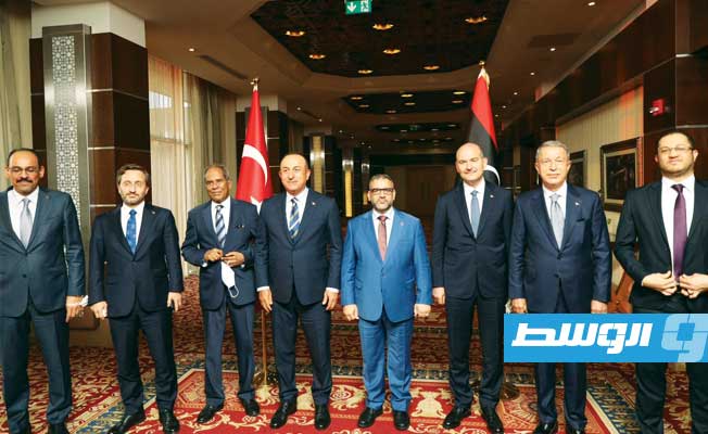 «برلين 2» و«تعزيز التعاون» في مناقشات المشري مع الوفد التركي