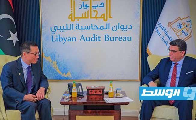 شكشك والسفير الكوري يبحثان إجراءات تنفيذ التزامات الشركات الكورية في ليبيا
