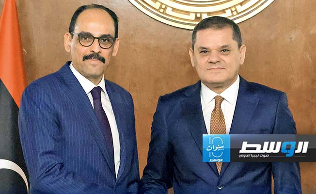 الدبيبة يستقبل رئيس جهاز المخابرات التركية في طرابلس