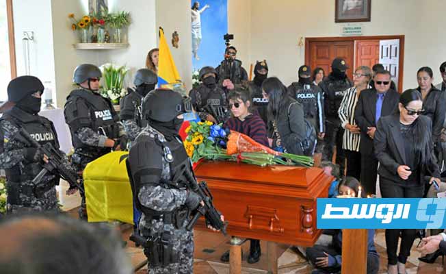 وداع أخير لمرشح رئاسي بارز اغتيل في الإكوادور
