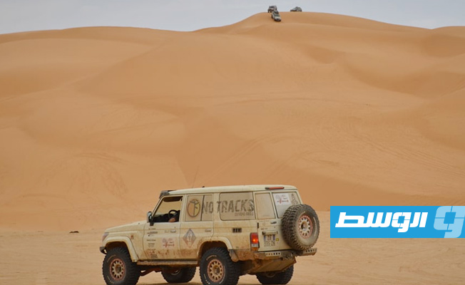 «بوابة الوسط» ترافق زيارة فوج سياحي أوروبي إلى الجنوب الليبي