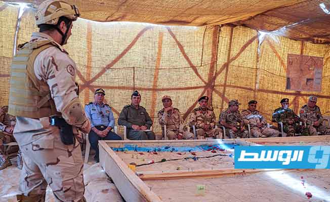 بحضور الناظوري.. «اللواء 106» يجري مناورة عسكرية