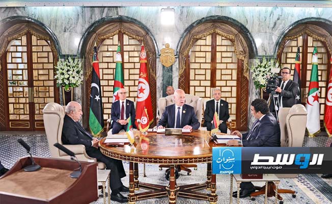 انطلاق الاجتماع التشاوري بين المنفي وسعيد وتبون في تونس