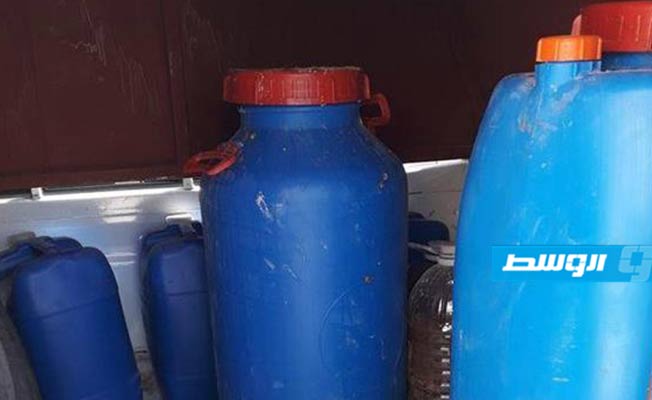 مداهمة منزل لصناعة الخمور في الرقدالين
