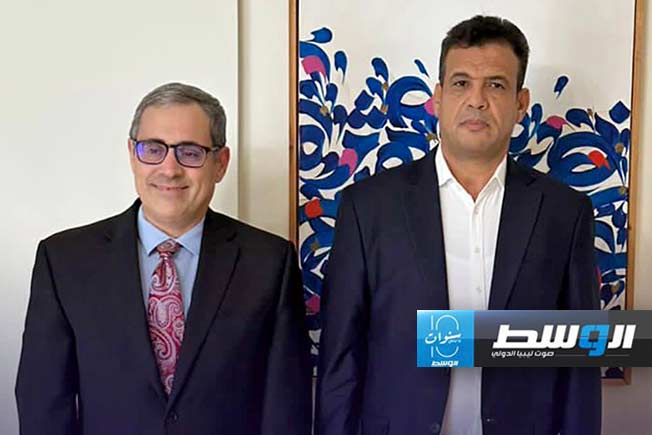 أبوجناح والقائم بالأعمال الأميركي ناقشا «الفرص الاقتصادية» جنوب ليبيا