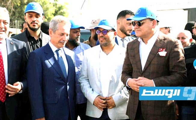 بقدرة 1320 ميغاوات.. وضع حجر أساس مشروع محطة جنوب طرابلس الغازية الجديدة