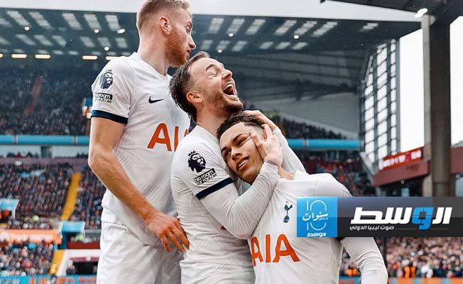 توتنهام يكتسح أستون فيلا برباعية في الدوري الإنجليزي