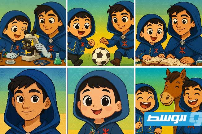 اطلاق سلسلة كتيّبات مصورة بالأمازيغية للصغار