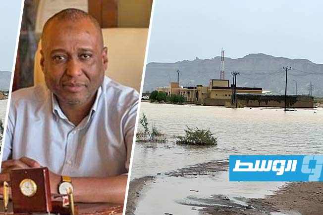 عميد بلدية غات: استمرار تدفق السيول بالأودية القريبة من الأحياء السكنية