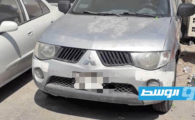 ضبط سيارة تتبع هاتف ليبيا في عين زارة