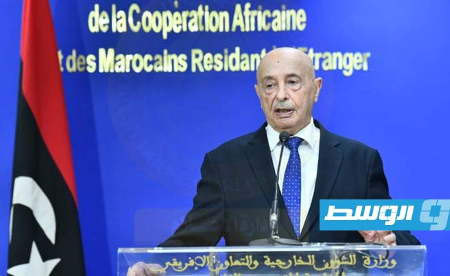 عقيلة صالح: الحل للأزمة الليبية يكون بإجراء الانتخابات المباشرة وليس بأي شكل آخر