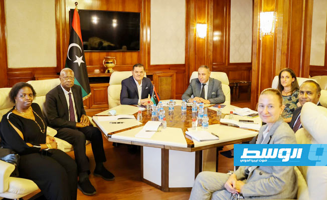الدبيبة يبحث مع وفد أممي توحيد المؤسسة العسكرية