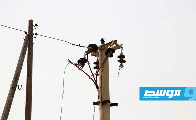 سرقة 2300 متر أسلاك كهرباء بدائرتي توزيع قصر بن غشير والكريمية