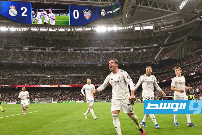 ريال مدريد يعود لطريق الانتصارات على حساب ليفانتي بالدوري الإسباني