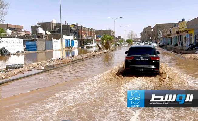 أبوجناح يتخذ إجراءات صحية عاجلة لمواجهة تداعيات السيول في سبها