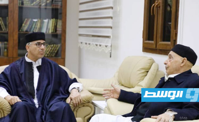 عقيلة صالح يبحث مع باشاغا مستجدات العملية السياسية